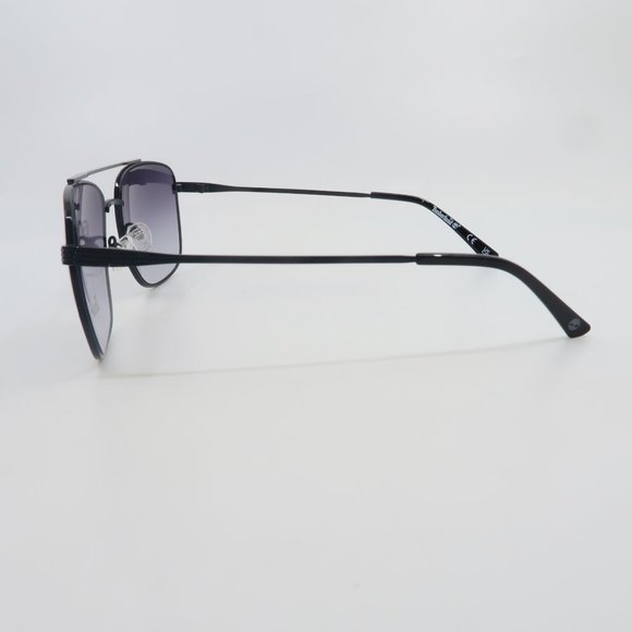 TIMBERLAND TB7257 01B 58mm Black Metal/Lavender Gradient Pilot New Sunglasses. - Picture 6 of 10